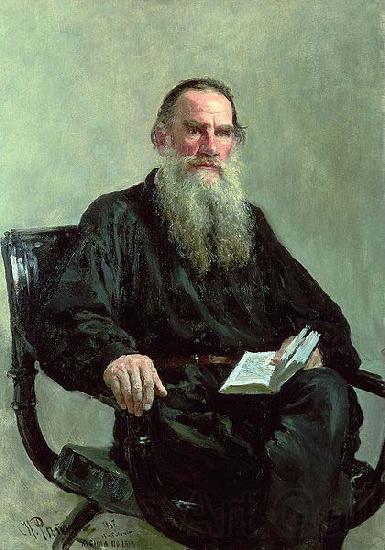 Ilya Repin Portrait of Leo Tolstoy